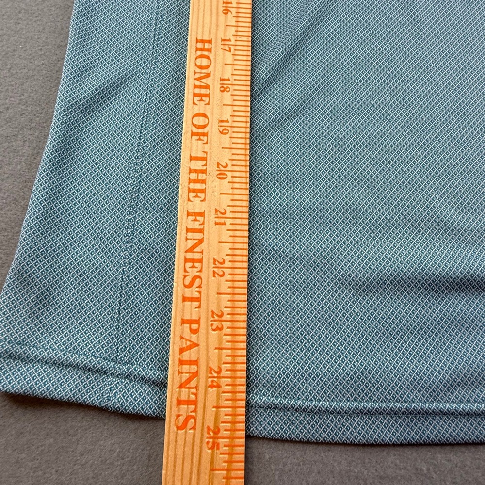 Ariat Polo Shirt Womens Small Blue AriatTek Short Sleeve Geometric Performance - Picture 7 of 8